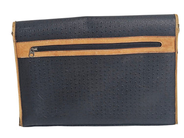 Vintage Grand-Lion Pelletteria Alta Classe Briefcase Made In Italy w/ Key 14 x 10